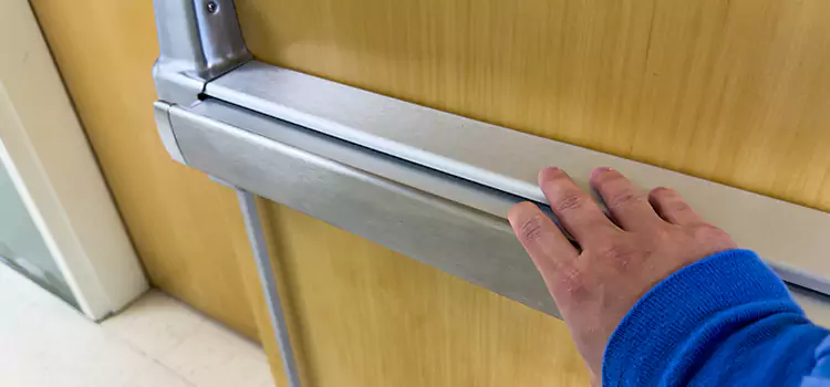 Installing a Push Bar on a Door Scaggsville